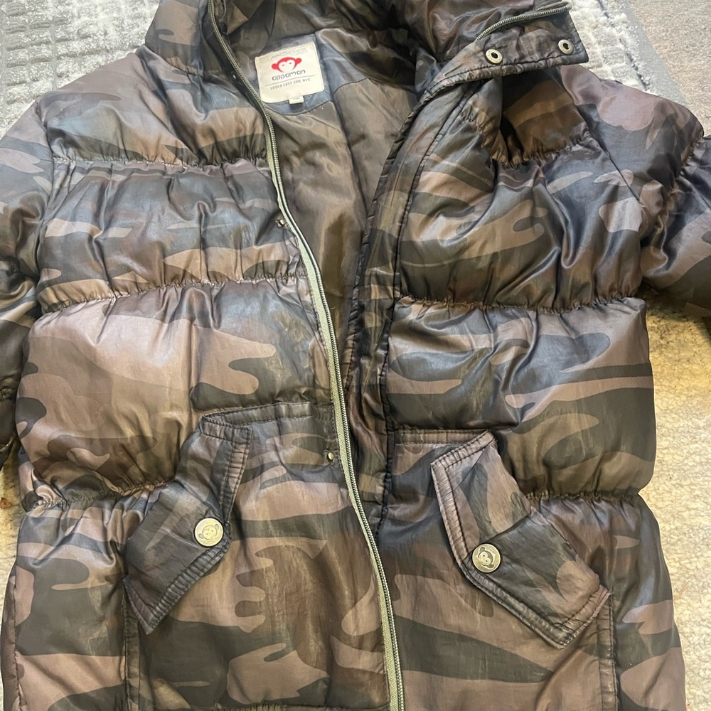 Appaman Kids Camouflage Puffer Jacket